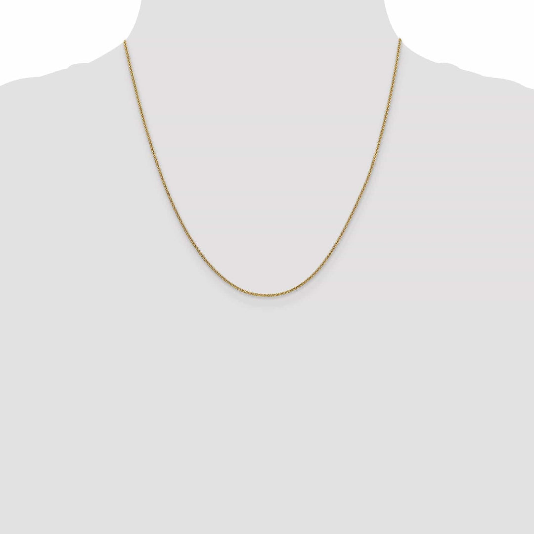 Lovely Rita's Chains 14k Yellow Gold 1.4 mm Round Cable Chain
