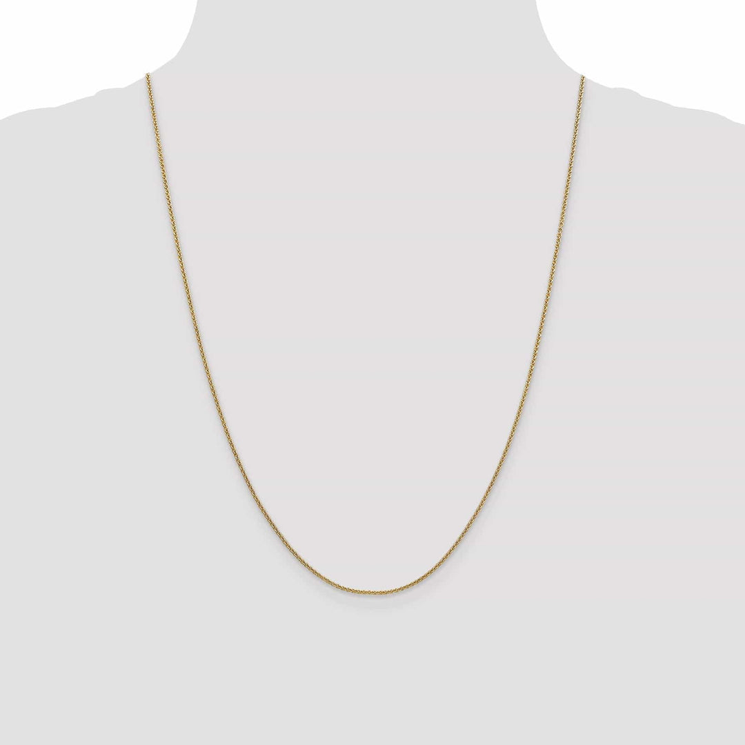 Lovely Rita's Chains 14k Yellow Gold 1.4 mm Round Cable Chain