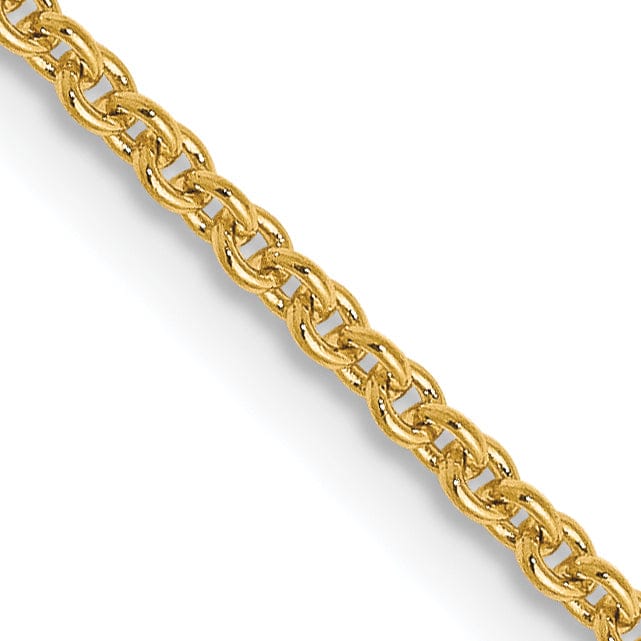 Lovely Rita's Chains 14k Yellow Gold 1.4 mm Round Cable Chain