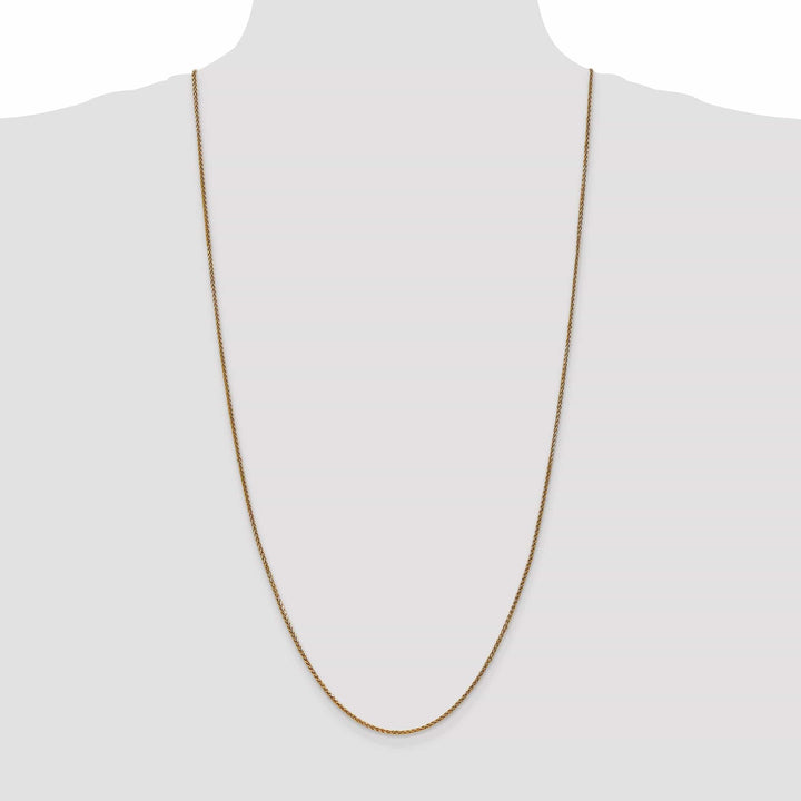 Lovely Rita's Chains 14k Yellow Gold 1.40mm Diamond Cut Spiga Chain