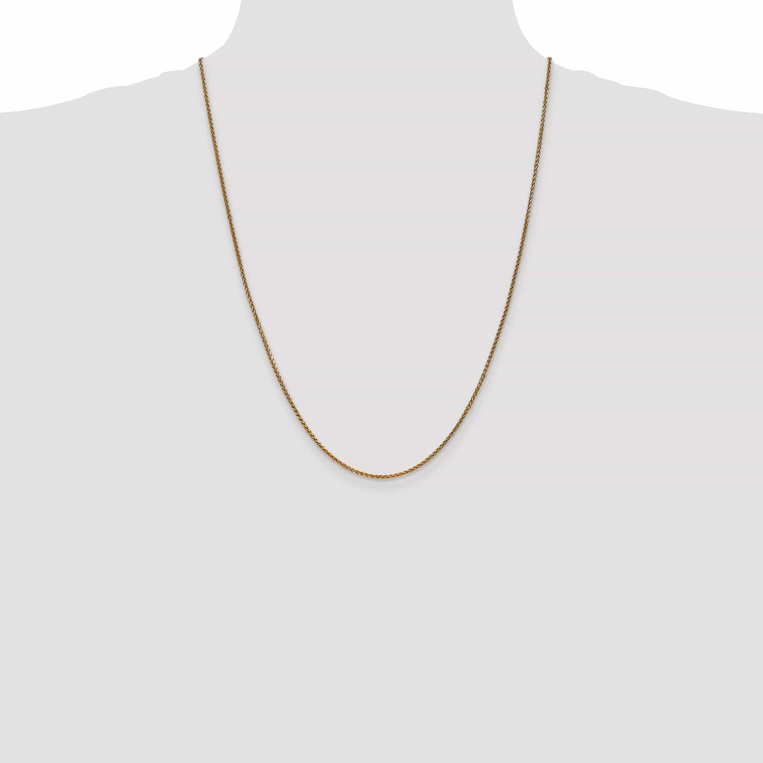 Lovely Rita's Chains 14k Yellow Gold 1.40mm Diamond Cut Spiga Chain