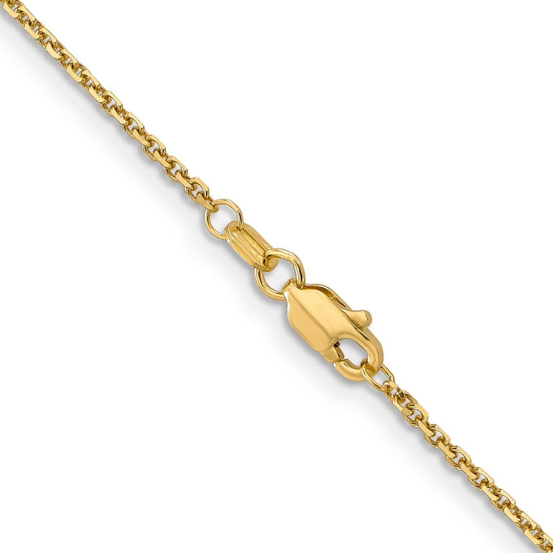 Lovely Rita's Chains 14k Yellow Gold 1.45mm Round Link Cable Chain