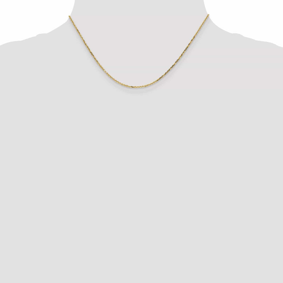 Lovely Rita's Chains 14k Yellow Gold 1.45mm Round Link Cable Chain