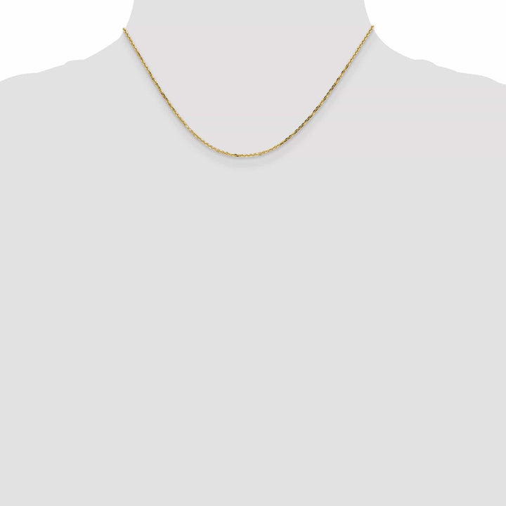 Lovely Rita's Chains 14k Yellow Gold 1.45mm Round Link Cable Chain
