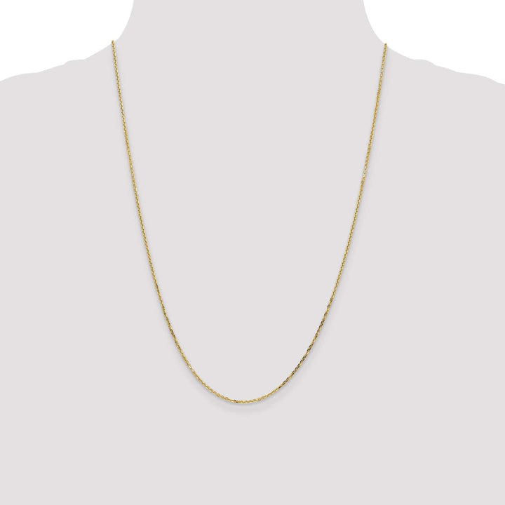 Lovely Rita's Chains 14k Yellow Gold 1.45mm Round Link Cable Chain