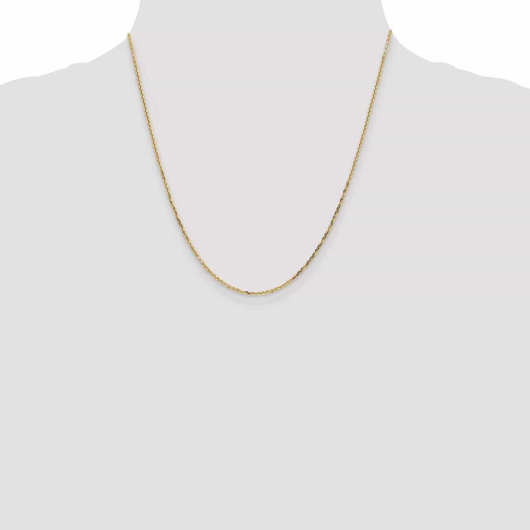 Lovely Rita's Chains 14k Yellow Gold 1.45mm Round Link Cable Chain