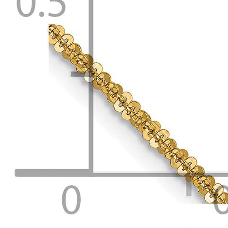 Lovely Rita's Chains 14k Yellow Gold 1.5 mm Cyclone Chain