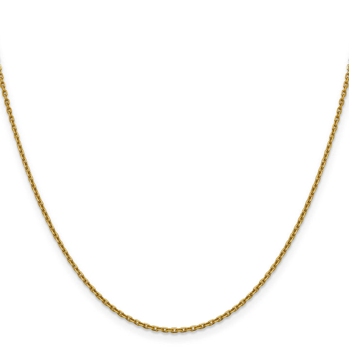 Lovely Rita's Chains 14k Yellow Gold 1.5 mm Diamond Cut Rolo Chain