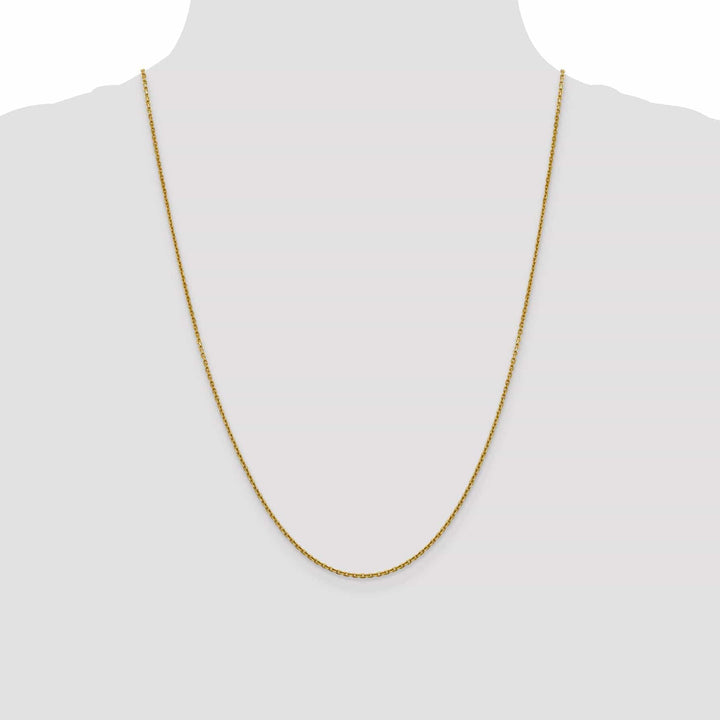 Lovely Rita's Chains 14k Yellow Gold 1.5 mm Diamond Cut Rolo Chain