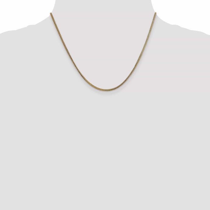 Lovely Rita's Chains 14k Yellow Gold 1.5 mm Franco Chain