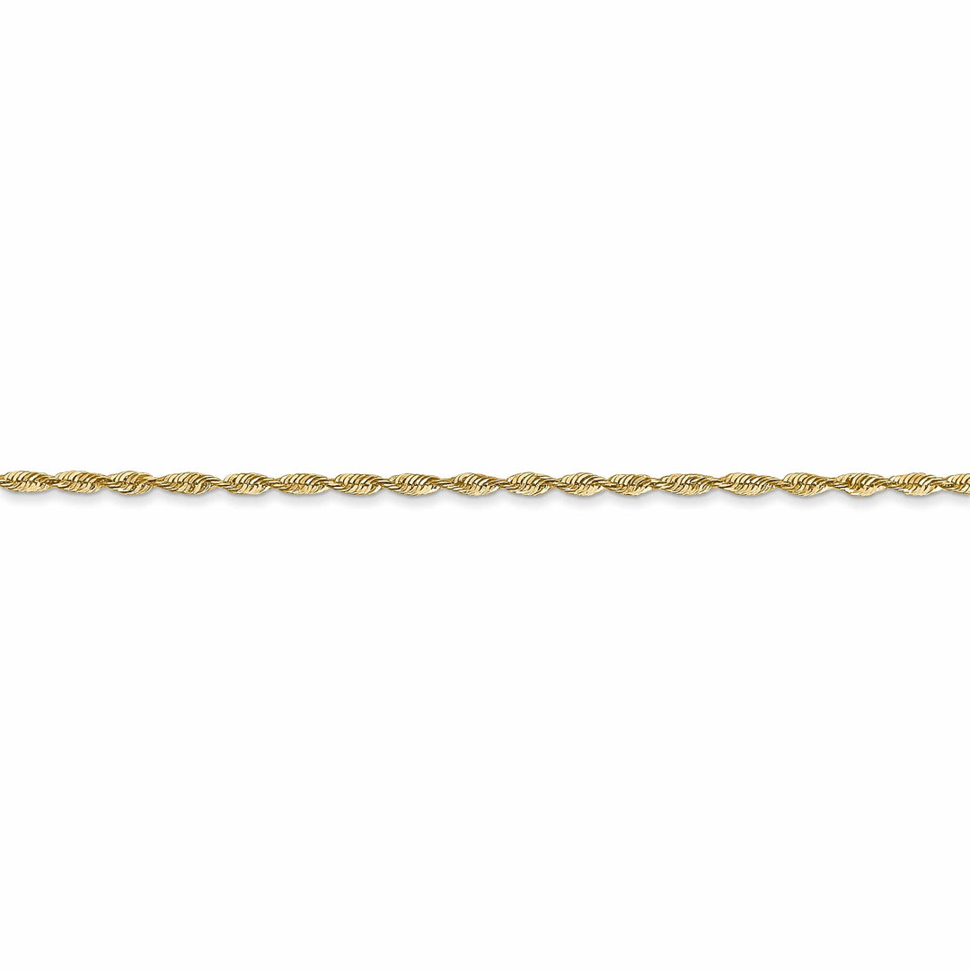 Lovely Rita's Chains 14k Yellow Gold 1.50mm D.C ExtraLight Rope Chain