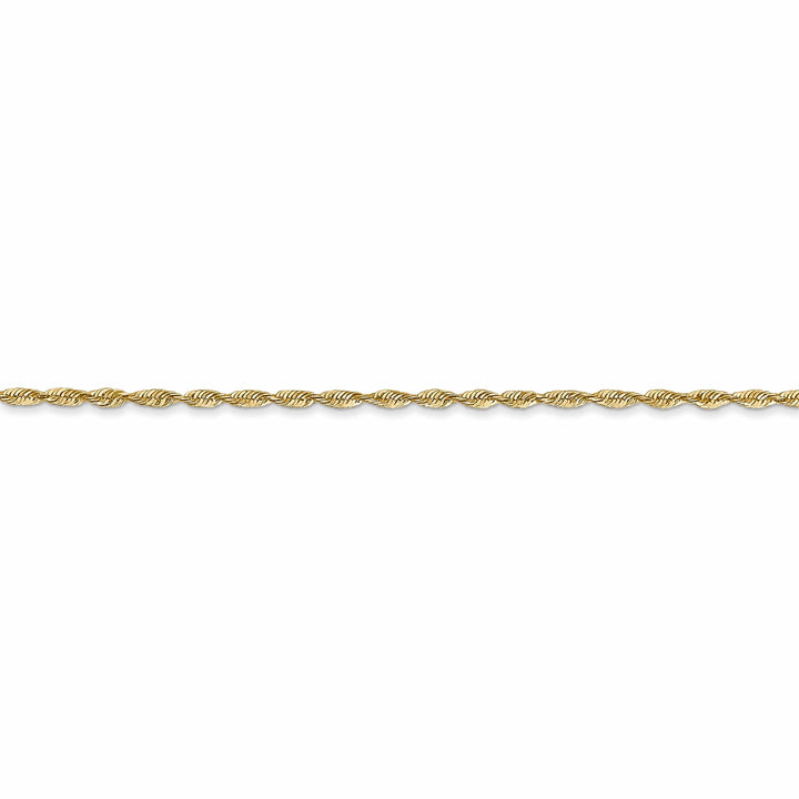 Lovely Rita's Chains 14k Yellow Gold 1.50mm D.C ExtraLight Rope Chain