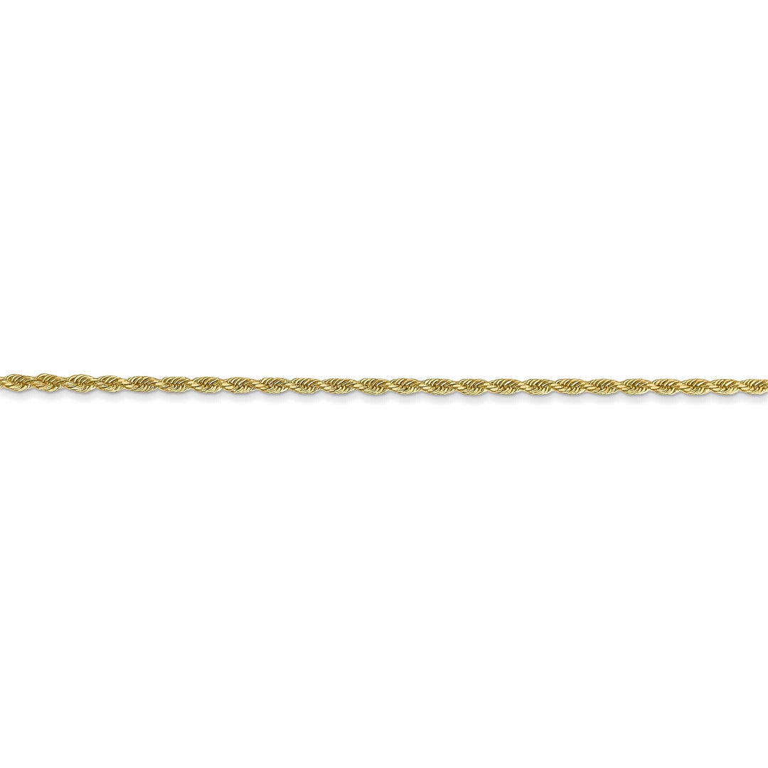 Lovely Rita's Chains 14k Yellow Gold 1.50mm Diamond Cut Rope Chain