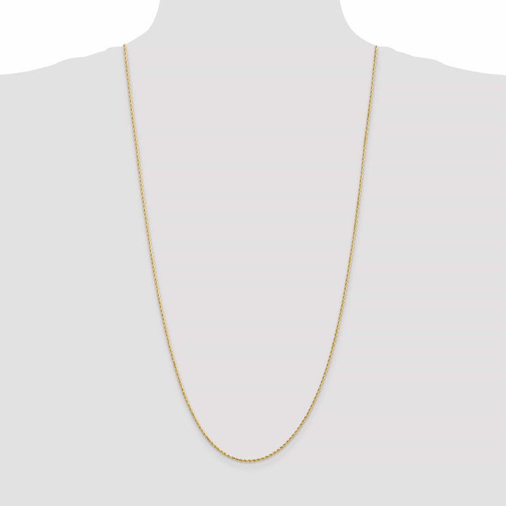 Lovely Rita's Chains 14k Yellow Gold 1.50mm Diamond Cut Rope Chain