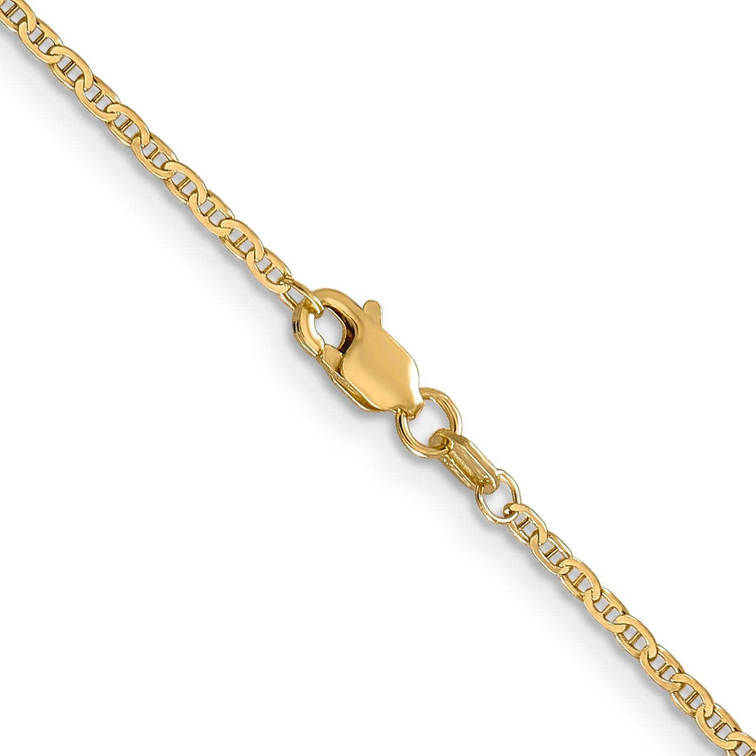 Lovely Rita's Chains 14k Yellow Gold 1.50mm Flat Anchor Link Chain
