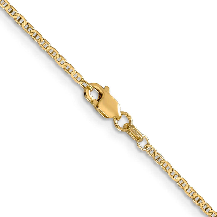 Lovely Rita's Chains 14k Yellow Gold 1.50mm Flat Anchor Link Chain