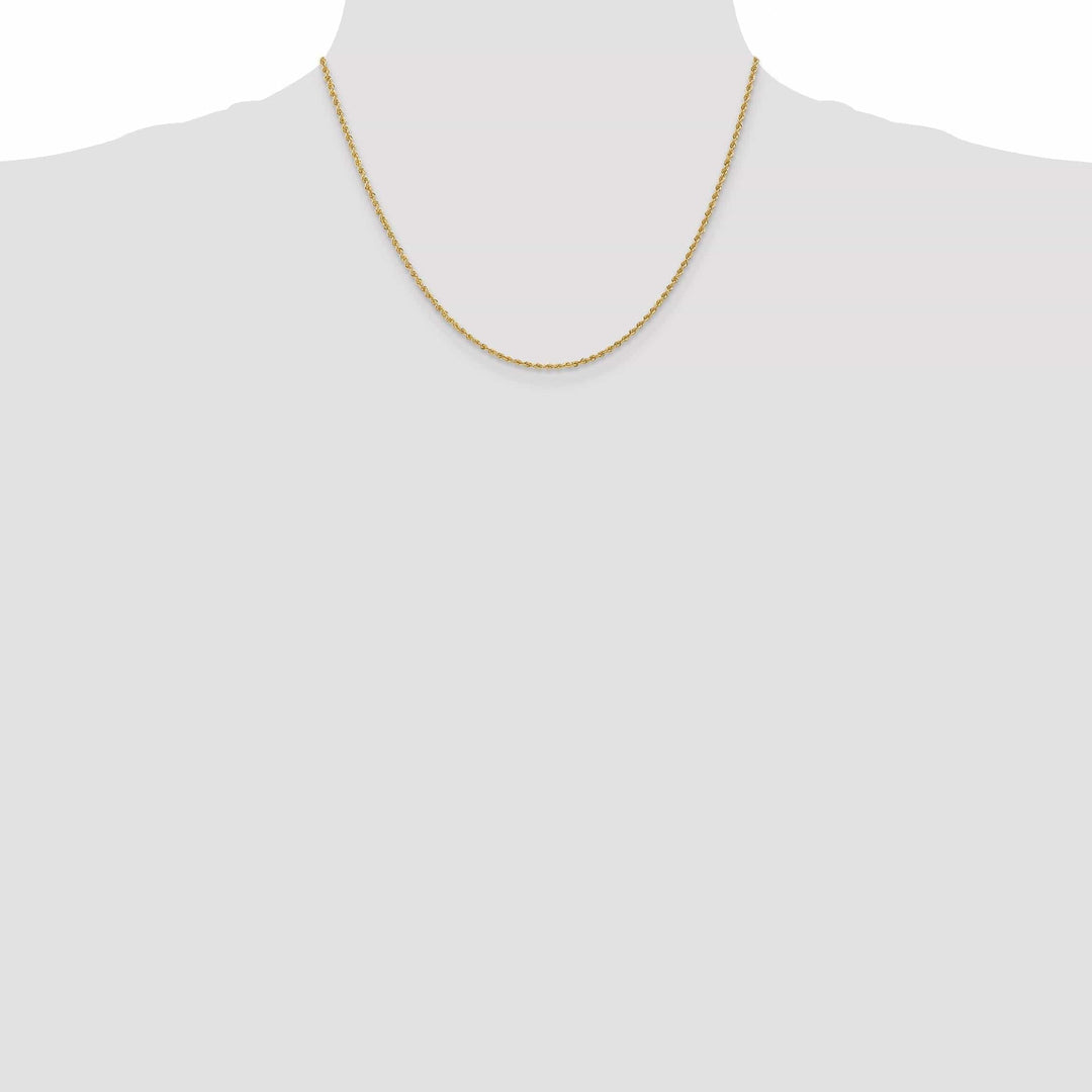 Lovely Rita's Chains 14k Yellow Gold 1.50mm Handmade Rope Chain