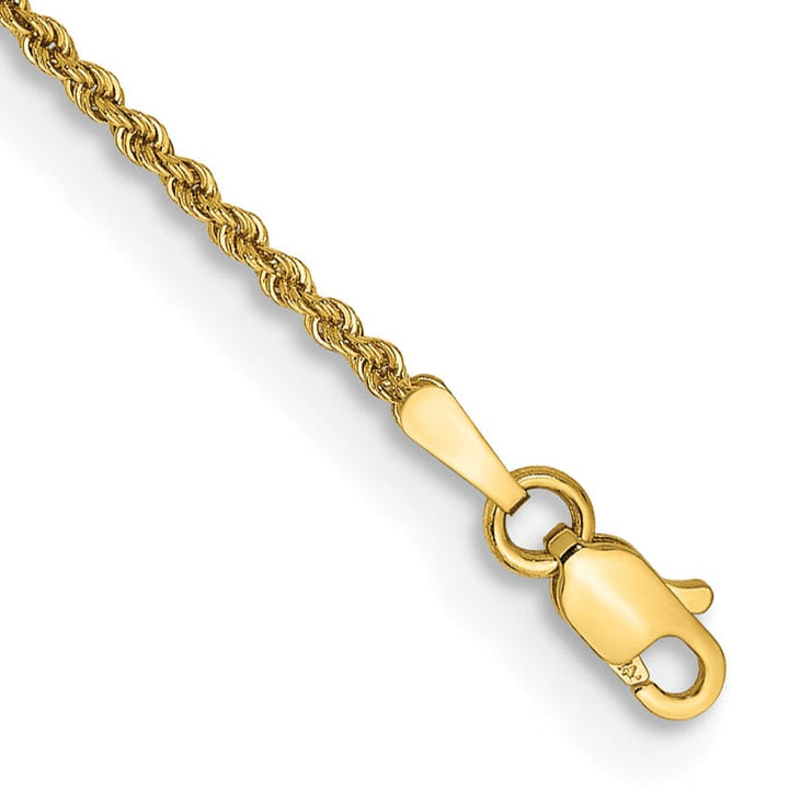 Lovely Rita's Chains 14k Yellow Gold 1.50mm Handmade Rope Chain