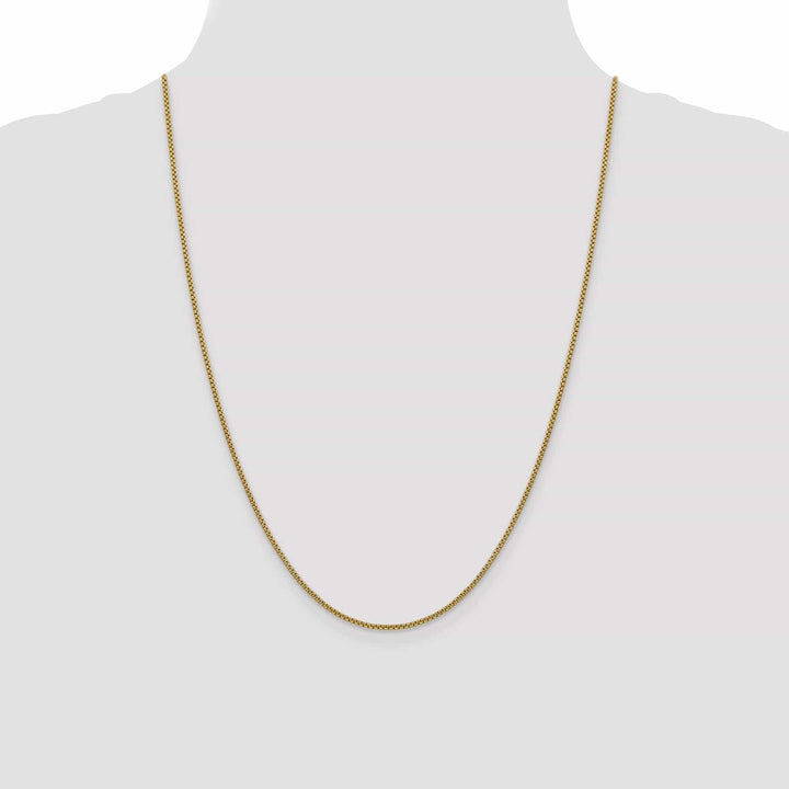Lovely Rita's Chains 14k Yellow Gold 1.50mm Hollow Round Box Chain
