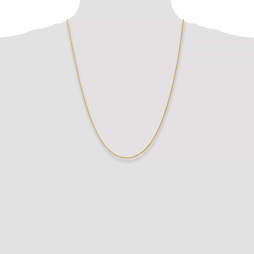 Lovely Rita's Chains 14k Yellow Gold 1.50mm Solid D.C Wheat Chain