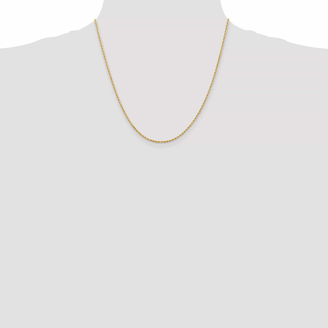 Lovely Rita's Chains 14k Yellow Gold 1.5mm D.C Rope Chain
