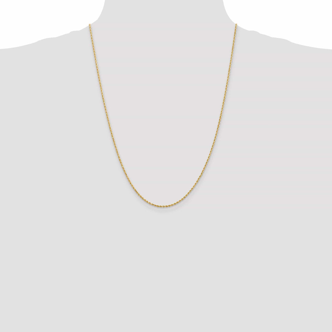 Lovely Rita's Chains 14k Yellow Gold 1.5mm D.C Rope Chain