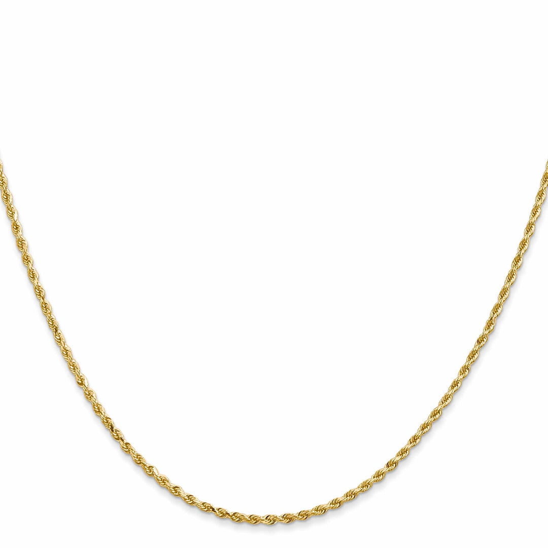 Lovely Rita's Chains 14k Yellow Gold 1.5mm D.C Rope Chain