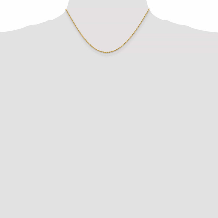 Lovely Rita's Chains 14k Yellow Gold 1.5mm D.C Rope Chain