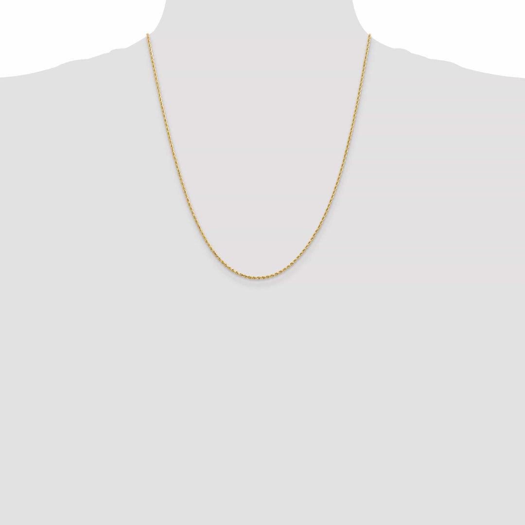 Lovely Rita's Chains 14k Yellow Gold 1.5mm D.C Rope Chain