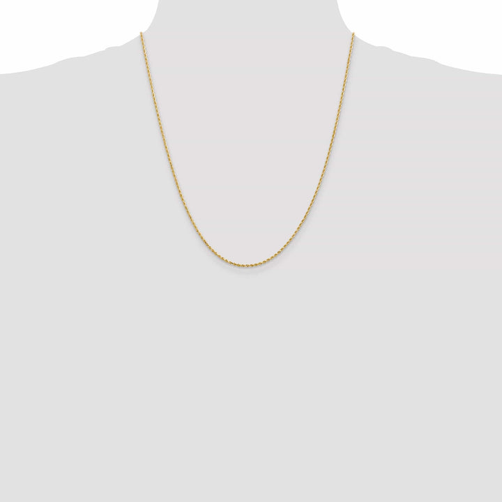 Lovely Rita's Chains 14k Yellow Gold 1.5mm D.C Rope Chain