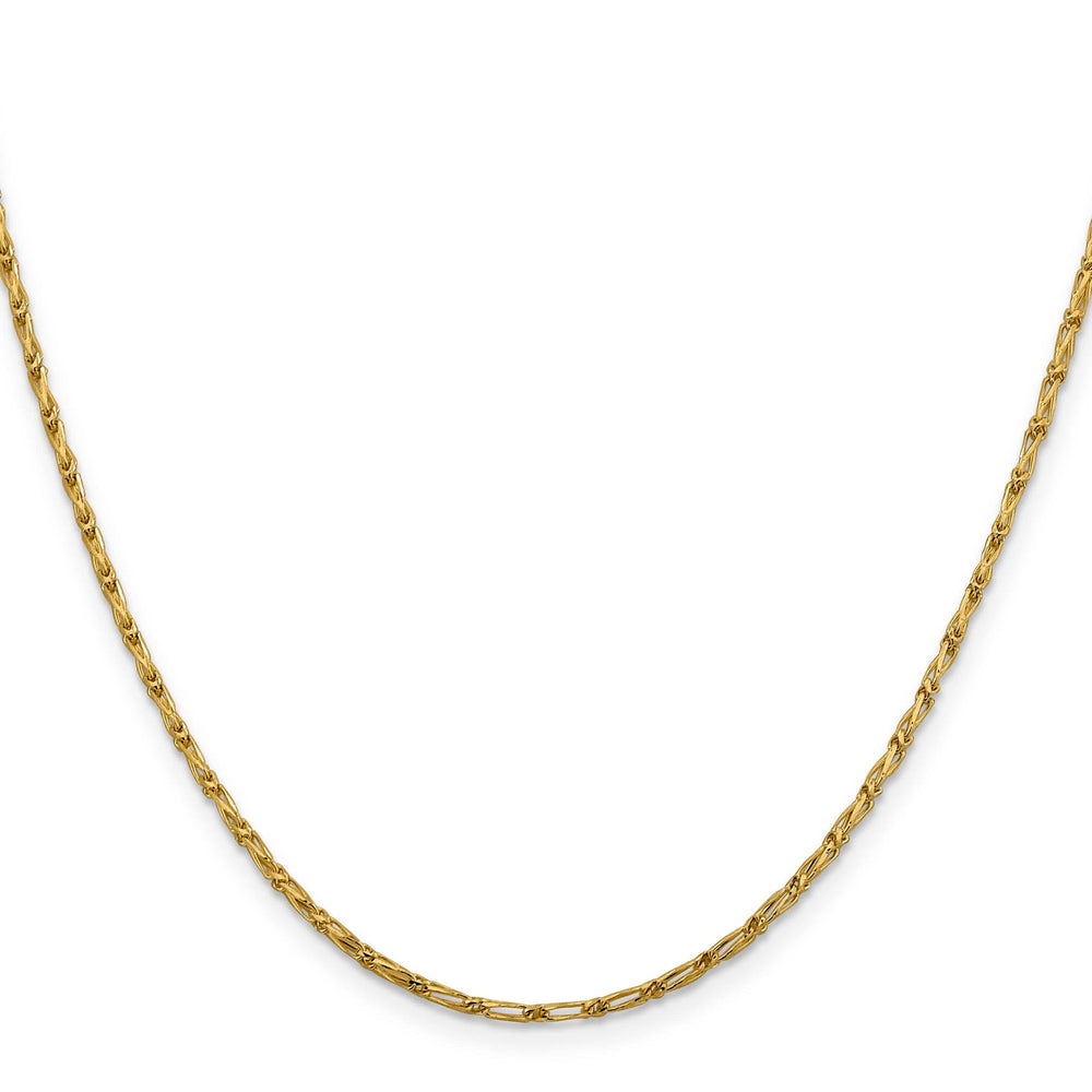 Lovely Rita's Chains 14k Yellow Gold 1.6 m DC Open Link Franco Chain
