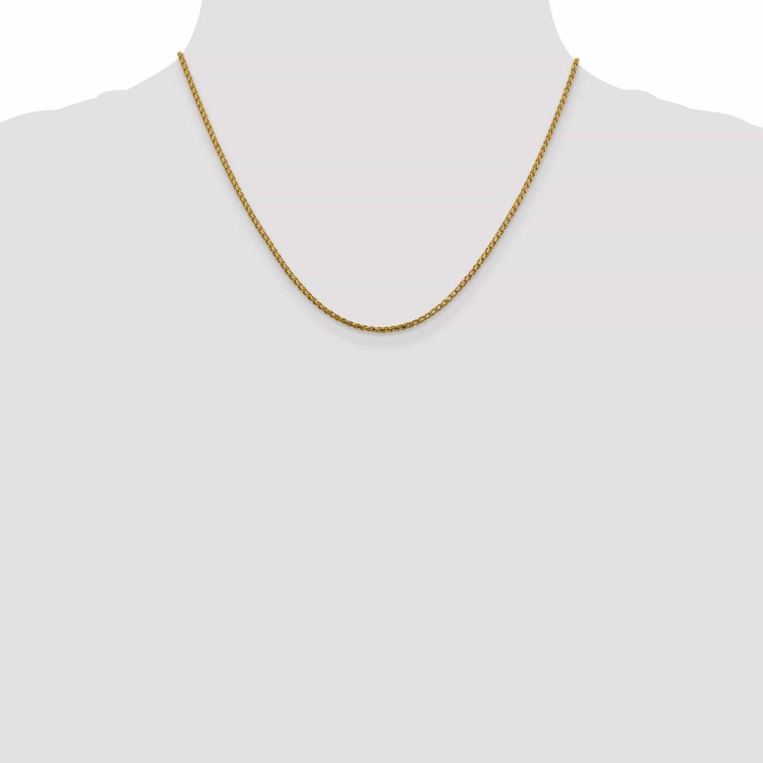 Lovely Rita's Chains 14k Yellow Gold 1.6 mm D.C Open Franco Chain
