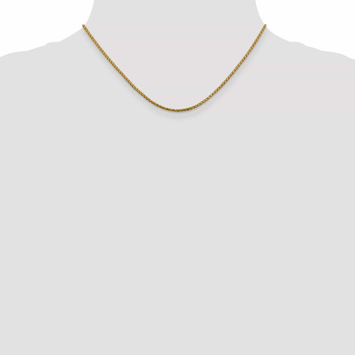 Lovely Rita's Chains 14k Yellow Gold 1.6 mm D.C Open Franco Chain