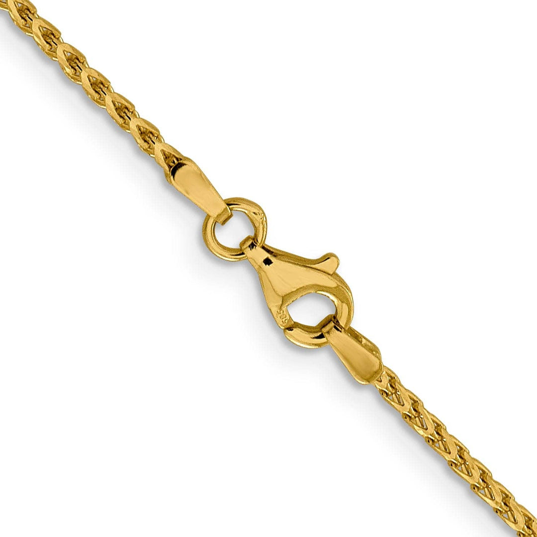 Lovely Rita's Chains 14k Yellow Gold 1.6 mm D.C Open Franco Chain