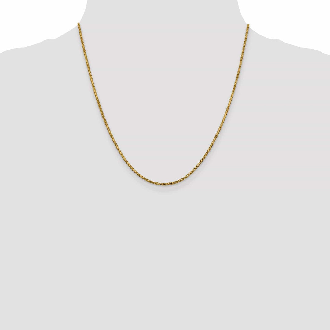 Lovely Rita's Chains 14k Yellow Gold 1.6 mm D.C Open Franco Chain