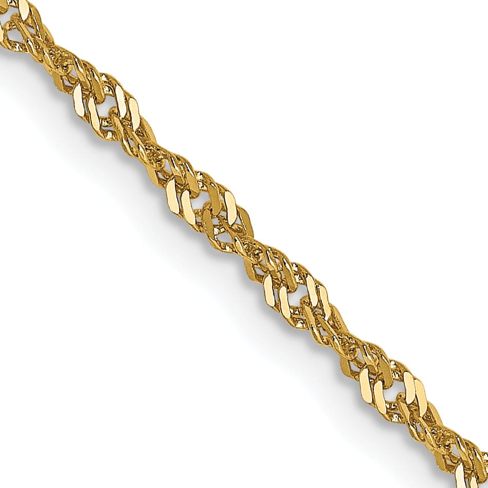 Lovely Rita's Chains 14k Yellow Gold 1.6 mm Singapore Chain