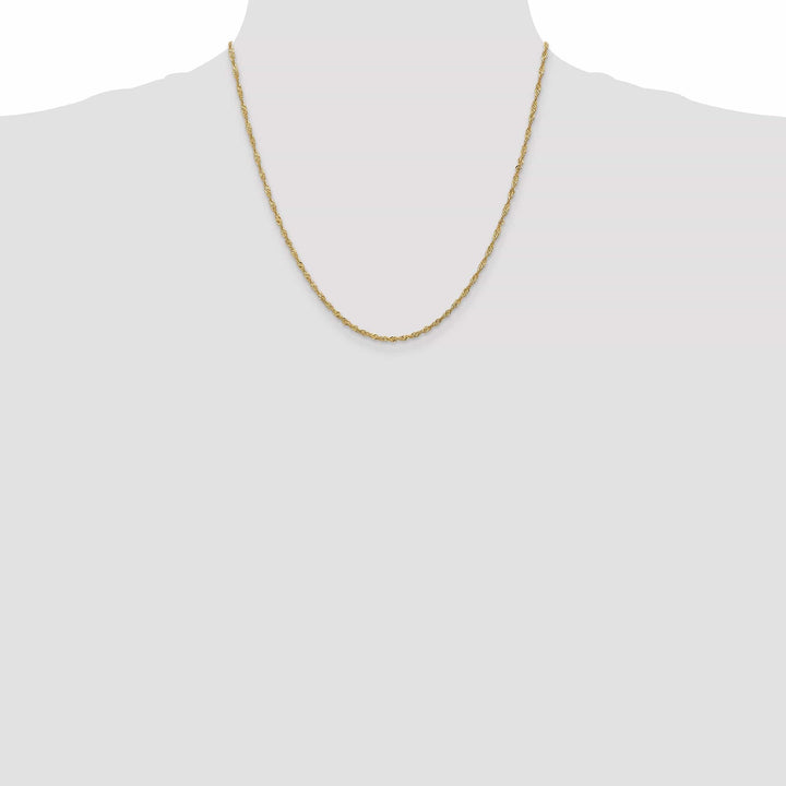 Lovely Rita's Chains 14k Yellow Gold 1.6 mm Singapore Chain