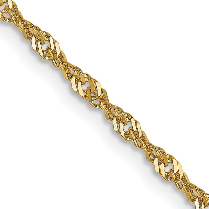 Lovely Rita's Chains 14k Yellow Gold 1.6 mm Singapore Chain