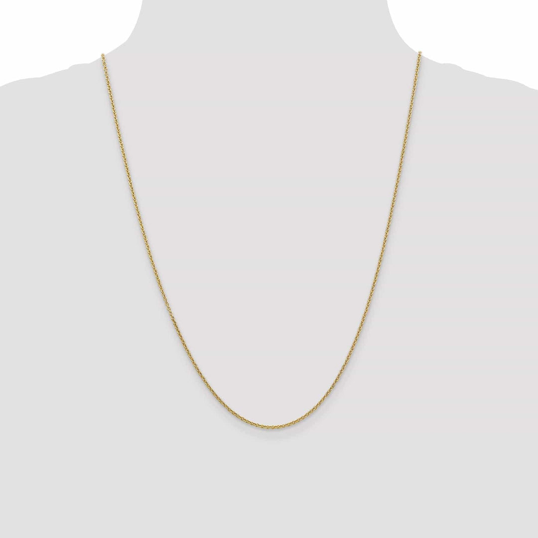 Lovely Rita's Chains 14k Yellow Gold 1.60mm Round Link Cable Chain