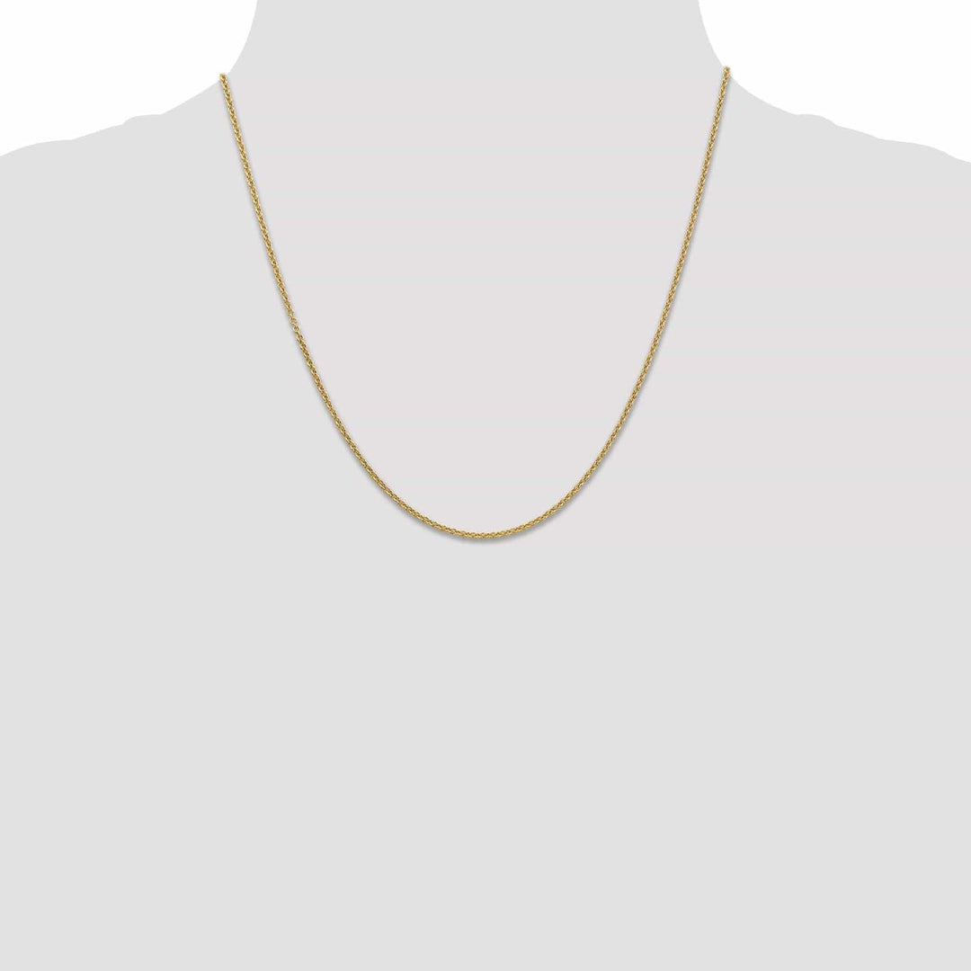 Lovely Rita's Chains 14k Yellow Gold 1.60mm Round Link Cable Chain