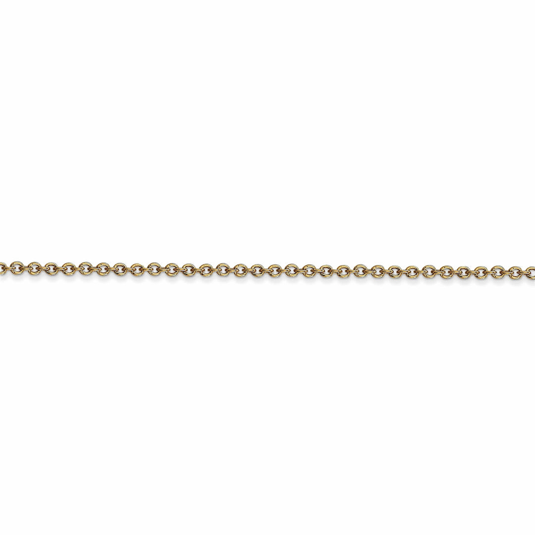 Lovely Rita's Chains 14k Yellow Gold 1.60mm Round Link Cable Chain