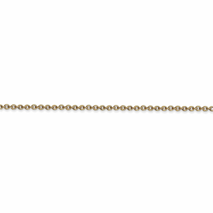 Lovely Rita's Chains 14k Yellow Gold 1.60mm Round Link Cable Chain