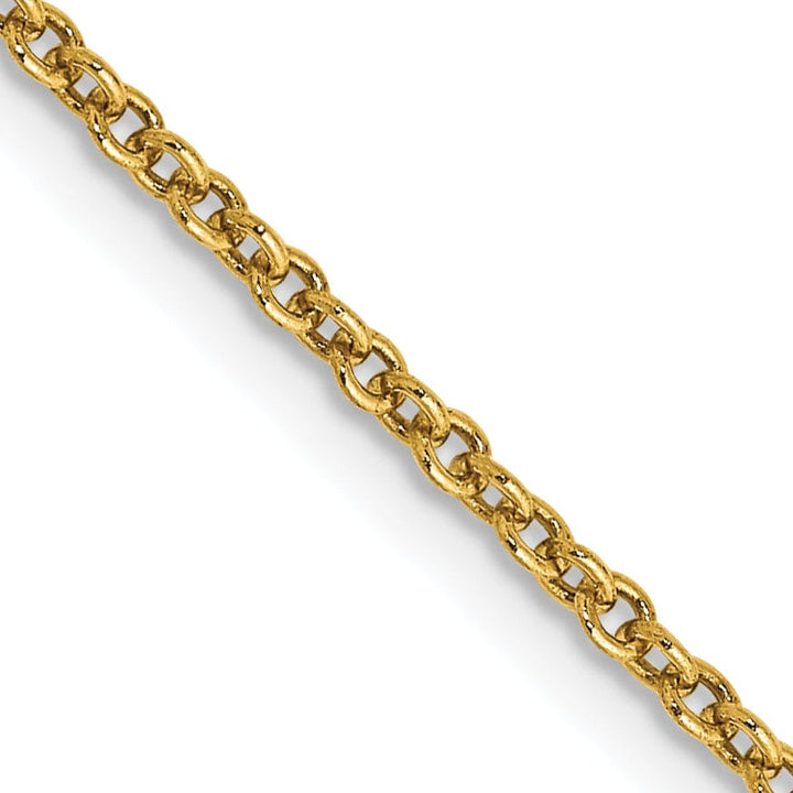 Lovely Rita's Chains 14k Yellow Gold 1.60mm Round Link Cable Chain