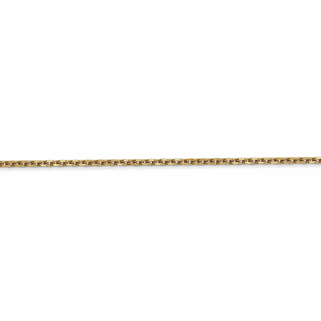 Lovely Rita's Chains 14k Yellow Gold 1.65mm Solid D.C Cable Chain