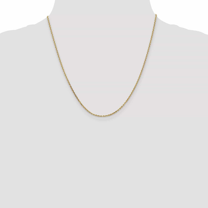 Lovely Rita's Chains 14k Yellow Gold 1.65mm Solid D.C Cable Chain