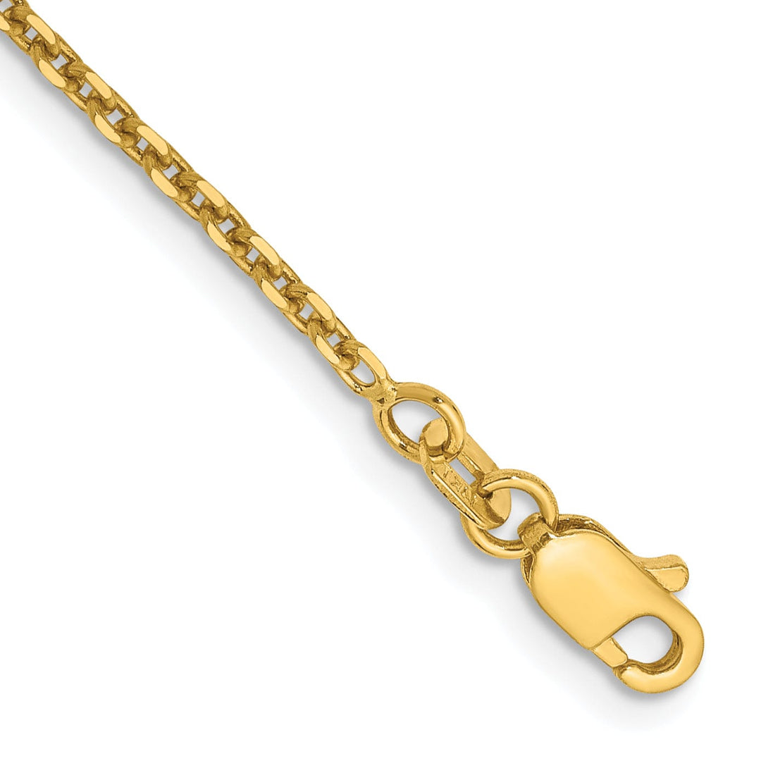 Lovely Rita's Chains 14k Yellow Gold 1.65mm Solid D.C Cable Chain