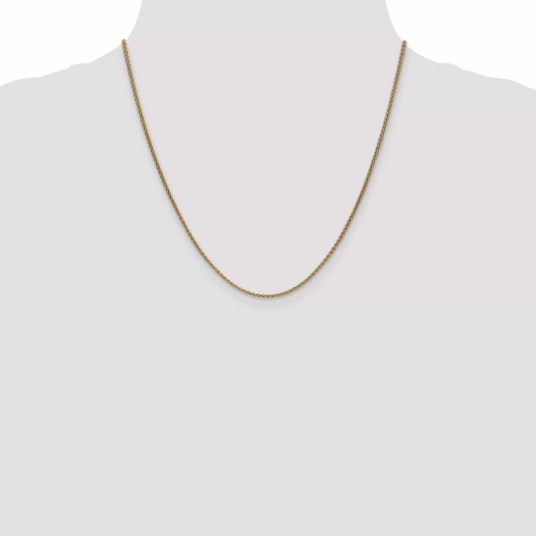 Lovely Rita's Chains 14k Yellow Gold 1.65mm Spiga Wheat Chain