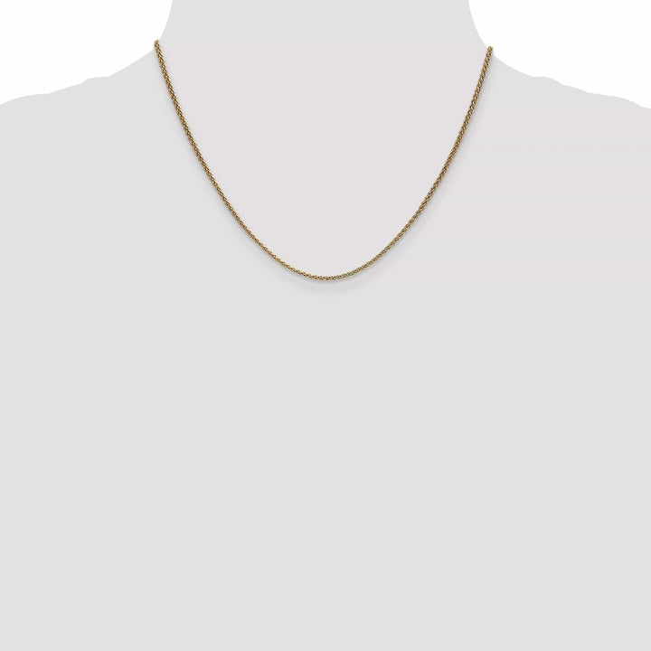 Lovely Rita's Chains 14k Yellow Gold 1.65mm Spiga Wheat Chain