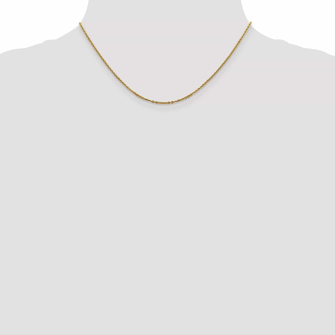 Lovely Rita's Chains 14k Yellow Gold 1.7 mm Flat Cable Chain