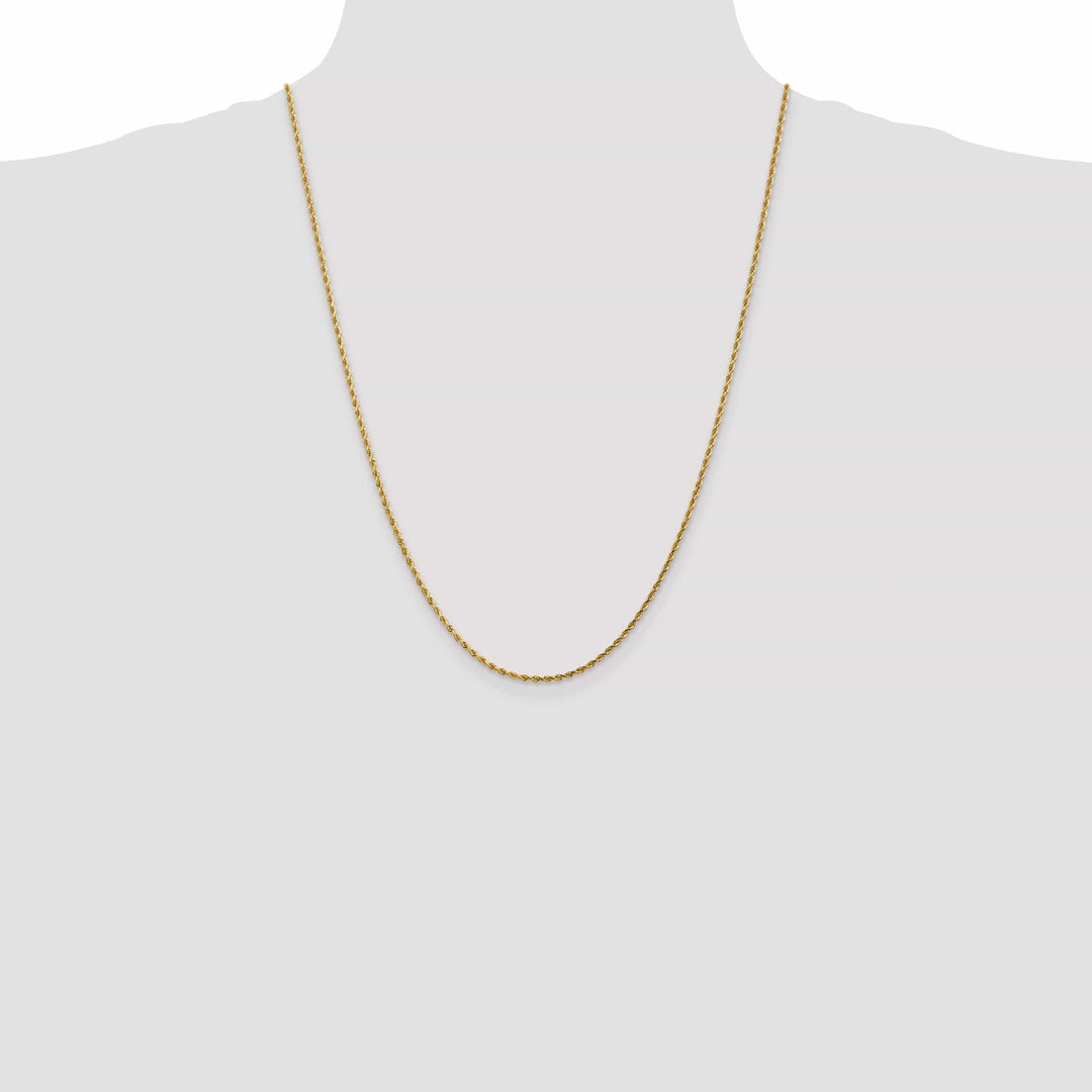 Lovely Rita's Chains 14k Yellow Gold 1.75mm D.C Rope Chain
